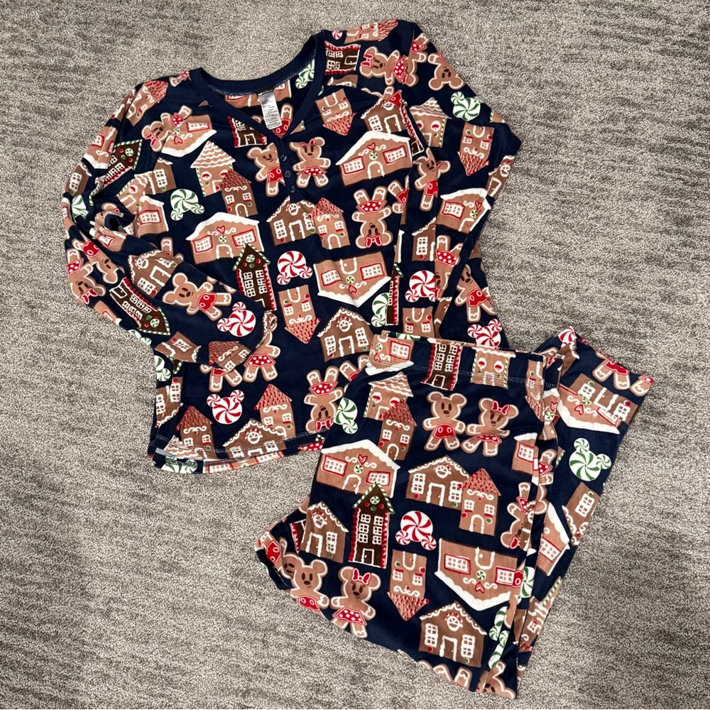 Mickey Mouse Gingerbread Pajamas - 2XL